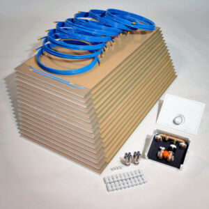 Ceiling heating kit with drywall panels  for wet rooms with multibox - components for 11.6sqm