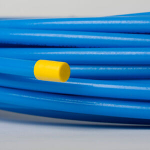 Flexible polyethylene pipe for radiant heating systems