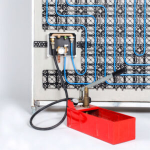 radiant wall heating - pressure test pump